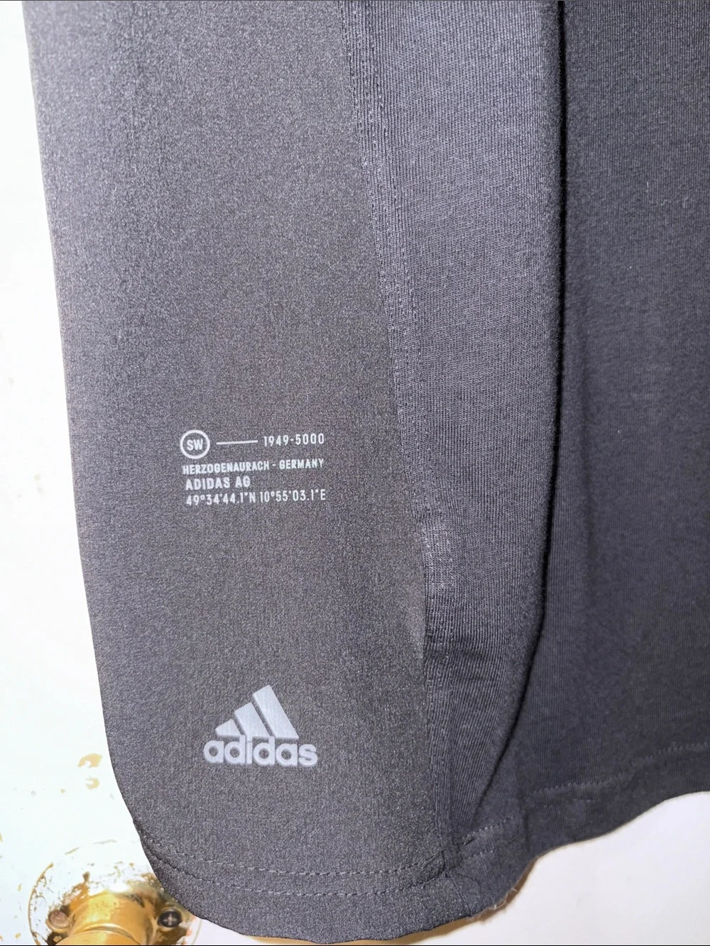 Adidas training Black Crew Neck Short Sleeve Tee